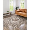 Unique Loom Hermitage Collection Area Rug - Malachite - 3 of 4