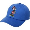 Disney Women’s Minnie Mouse Baseball Cap, Adult Mom Hat (Gray/Blue) - image 3 of 3