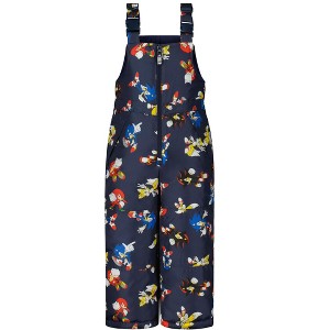 SEGA Sonic the Hedgehog Little Boys' Heavyweight Ski Pants Snow Bibs - 1 of 3