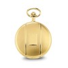 Black Bow Jewelry Charles Hubert Gold Finish Brass White Dial 42mm Pocket Watch - 2 of 4
