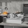 Dexmalle 5000W 22.8QT Stainless Steel Electric Deep Fryer with 2 Baskets & Lids - 3 of 4