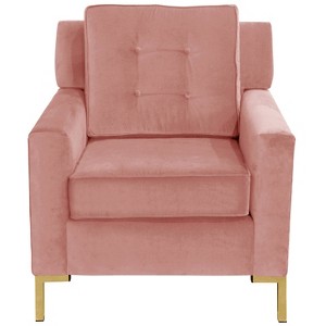Henry Arm Chair Regal Mahogany Rose - Cloth & Co, Pink