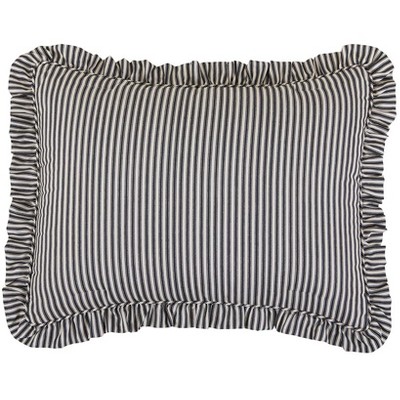 The Lakeside Collection Ticking Stripe Skirted Bedspread Ensemble - Sham 1 Pieces