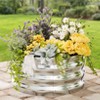 The Lakeside Collection Round Galvanized Raised Garden Bed Kit - 3 of 4