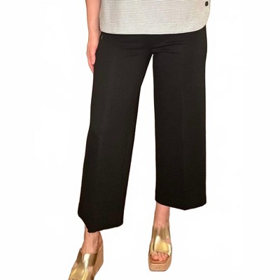 Women's No Waist Wide Leg Crop Pant - Slimsation By Multiples