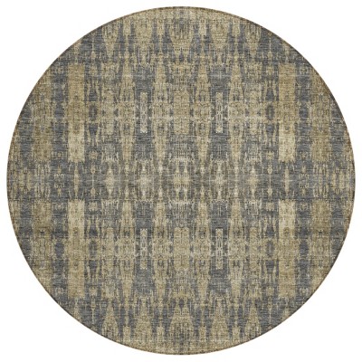 Gray Taupe And Beige Moroccan Washable Indoor Outdoor Area Rug