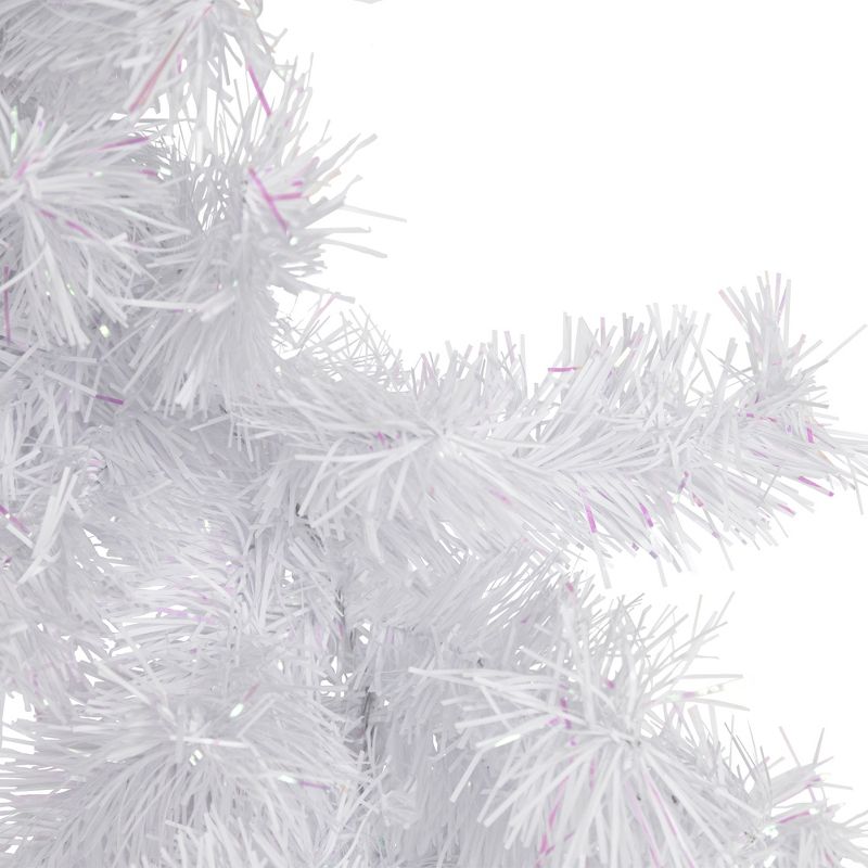 Northlight 9' x 10" Icy White Iridescent Spruce Artificial Christmas Garland - Unlit, 4 of 5