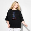 Women's Billie Eilish Oversized Short Sleeve Graphic T-Shirt - Black - 2 of 3
