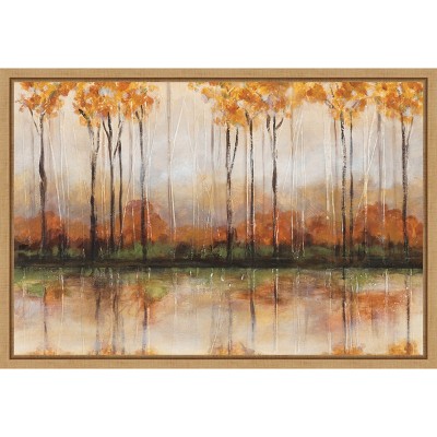 Amanti Art Treeline by Jack Roth Canvas Wall Art Print Framed 23-in. x 16-in.