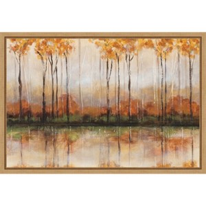 Amanti Art Treeline by Jack Roth Canvas Wall Art Print Framed 23-in. x 16-in. - 1 of 4