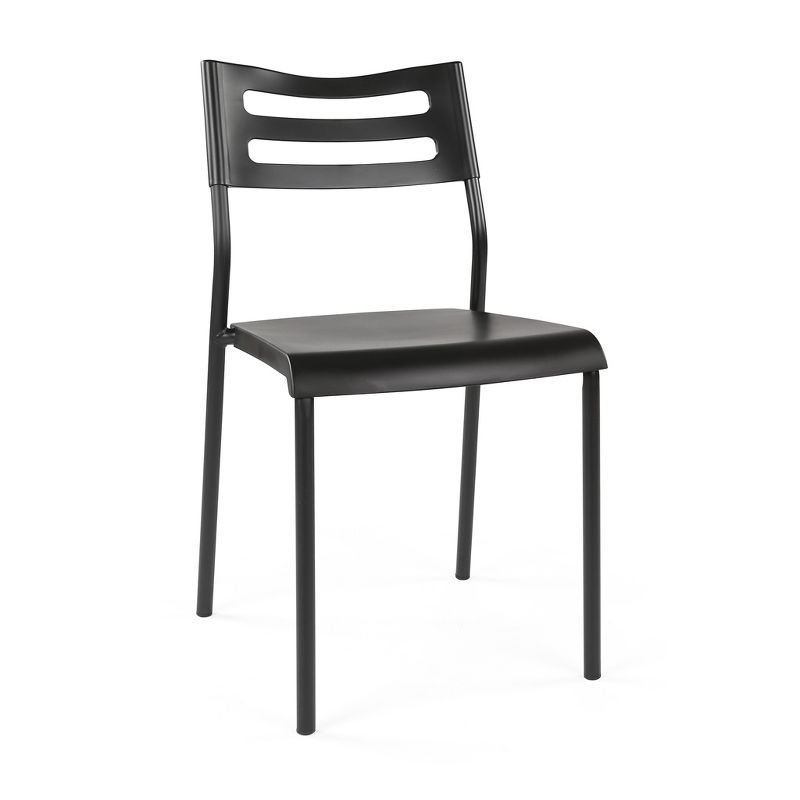 Plastic Desk Chair with Metal Frame - Humble Crew, 1 of 8