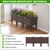 ORRD 47"x16"x20" Raised Garden Bed, Durable Outdoor Planter Box for Veggies/Flowers, Drain Hole, Frost-Resistant, 440lb Capacity - 3 of 4