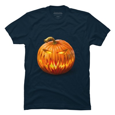 Men's Design By Humans Jack O'Lantern By Ldarro T-Shirt