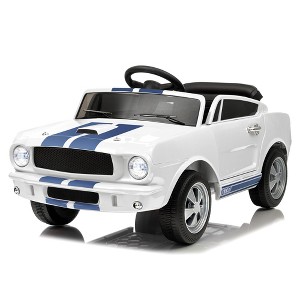 Jojoka 12V Licensed Shelby Electric Car for Kids, Battery Powered Ride on Toy for Toddlers with Remote Control, Bluetooth - 1 of 4