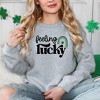 Simply Sage Market Women's Graphic Sweatshirt Feeling Lucky Rainbow - 2 of 3