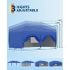 Pop-Up Canopy, Foldable Outdoor Sunshade Shelter, One-Push Setup Tent for Events, Parties, Camping and Commercia - 4 of 4