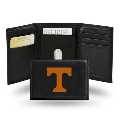 NCAA Tennessee Volunteers Embroidered Genuine Leather Tri-Fold Wallet