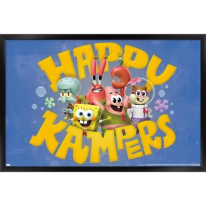 Trends International Nickelodeon SpongeBob Squarepants: Happy Kampers Framed Wall Poster Prints - 1 of 4