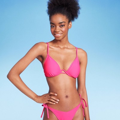 Women's Underwire Bikini Top - Wild Fable™ Bright Pink XXS