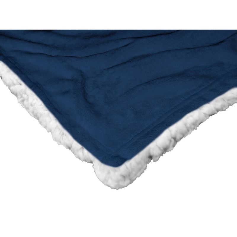 50&#34;x60&#34; MLB Minnestoa Twins Mascot 2 Layer Silk Touch Faux Shearling Throw Blanket, 5 of 6