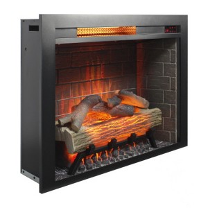 TOBILI 28 inch Infrared Fireplace Insert,Touch Panel Home Decor Heater,Smokeless Firebox With fixed Trim Kit With Crackling Sound - 1 of 4