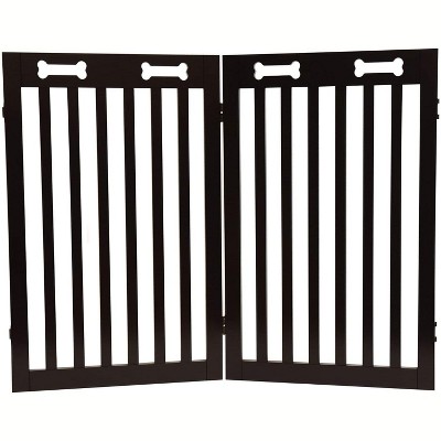 Arf Pets Extension gate Kit, Set of 2 panels - For the Free Standing Wood Dog Gate