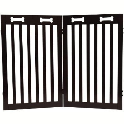 Arf Pets Extension gate Kit, Set of 2 panels - Extension for the Free Standing Wood Dog Gate