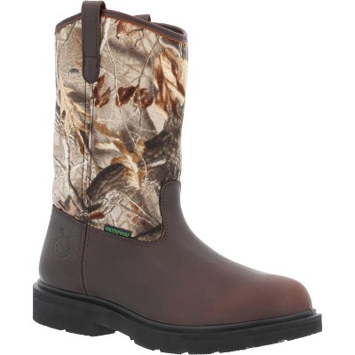 Men's Georgia Boot Farm And Ranch Waterproof Camo Pull-on Boot : Target