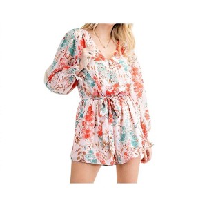 Women's Floral Romper - KORI - 1 of 2