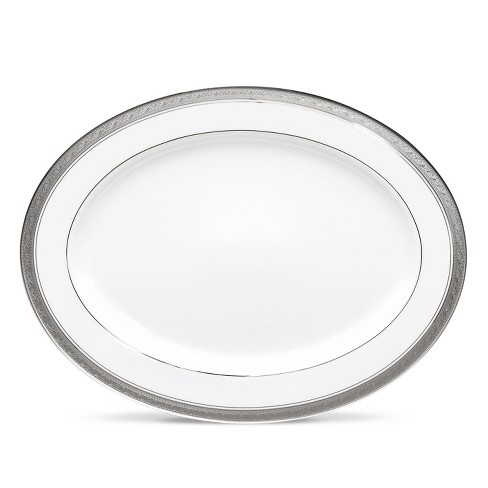 Noritake Crestwood Platinum Large Oval Serving Platter - image 1 of 4