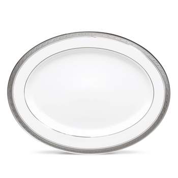 Noritake Crestwood Platinum Medium Oval Serving Platter