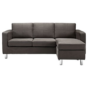 Nash Configurable Sectional Sofa Gray - Dorel Living