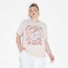 Women's Winnie The Pooh Flowers Short Sleeve Graphic T-Shirt - Cream - 2 of 3