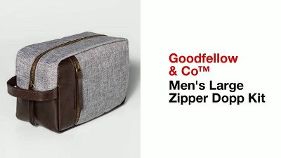 Men's Large Zipper Dopp Kit - Goodfellow & Co™ : Target