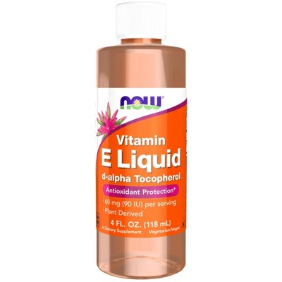 Vitamin E-Oil by Now Foods  -  4 oz Liquid