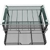 Simple Trending 2-Tier Monitor Stand Riser, Glass Metal Computer Desk Organizer with Drawer for Laptop, iMac, Black - 2 of 4