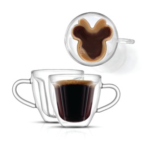 Minnie Mouse 3D Double Wall Espresso, 5.4oz set of 2 - 1 of 4