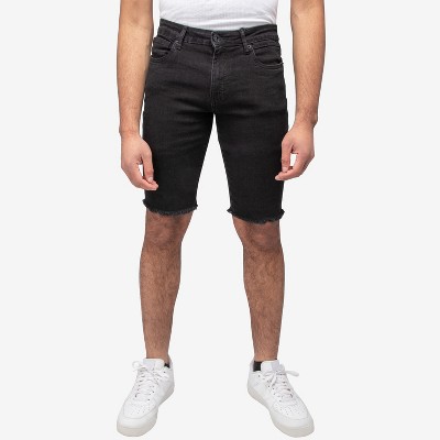 RAW X Men's Rips Distress Jeans Shorts,Denim Shorts