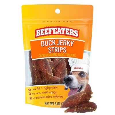 Beefeaters Jerky Dog Treats With Duck Flavor - 8oz : Target