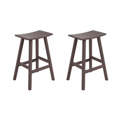 WestinTrends Outdoor Patio Adirondack Counter Height Stool Chair