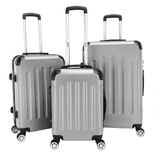 KTMBDW Luggage Set of 3 Hardside Suitcase Sets with TSA Lock, 4 Spinner Wheels for Carry On Check-in Business Trip - 1 of 4