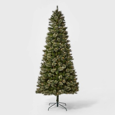 9ft Pre-lit Full Virginia Pine Artificial Christmas Tree Clear Lights - Wondershop™