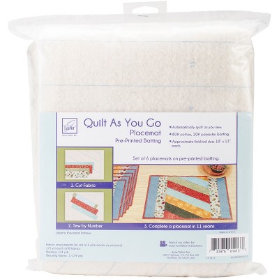 June Tailor Quilt As You Go Placemat 6/Pkg-Jakarta