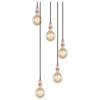 Woodbridge Lighting Fulton G125 5-Light Metal Cluster Pendant in Copper/Bronze - 2 of 4