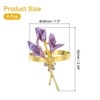 Unique Bargains Decorative Wear Resistance Napkin Rings for Decoration Adornment Wedding 6 Pcs - 2 of 4