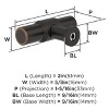 Amerock Faraday Bar Knob for Cabinets, Drawers, and Furniture - 3 of 4