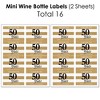 Big Dot of Happiness We Still Do - 50th Wedding Anniversary - Anniversary Party Decorations - Beverage Bar Kit - 34 Pieces - 3 of 4