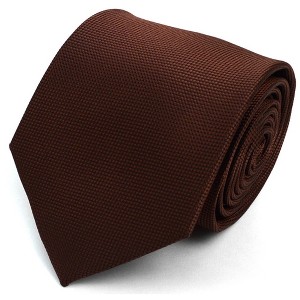Boy's Solid Color Microfiber Poly Woven 2.5 Inch Wide And 49 Inch Long Necktie - 1 of 4