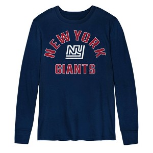 NFL New York Giants Boys' Long Sleeve Core T-Shirt - 1 of 1