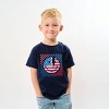 The Juniper Shop SmileyWorld Patriotic Checkered Lightning Youth Short Sleeve Tee - 3 of 4